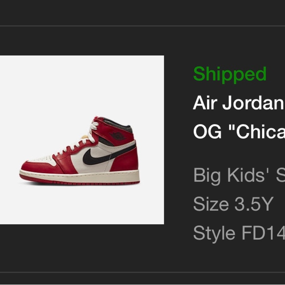 Kids Nike Jordan 1’s